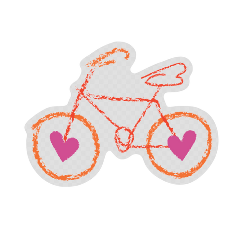BICYCLE LOVE STICKER