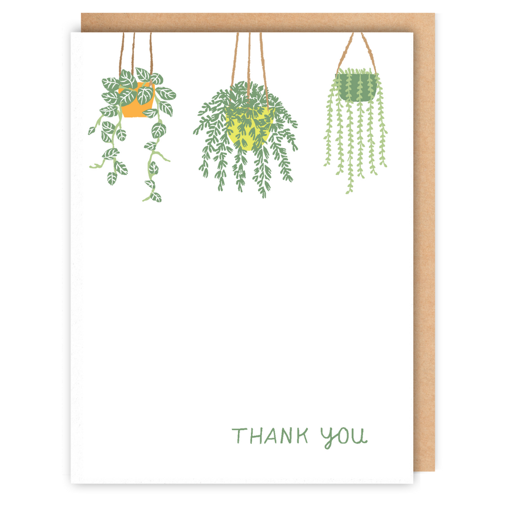 HANGING PLANTS THANK YOU