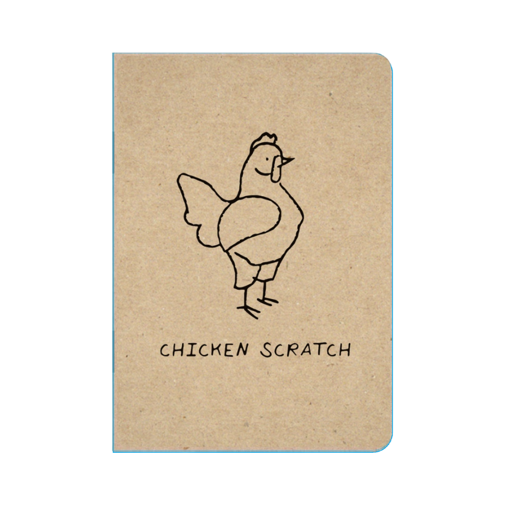 Notebook Chicken CHICKEN SCRATCH MINI-NOTEBOOK – Second Story Cards