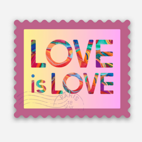 LOVE IS LOVE STICKER