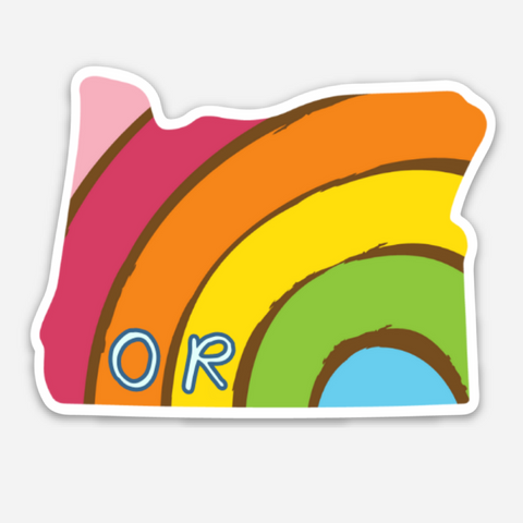 PRIDE STATE STICKER - OREGON