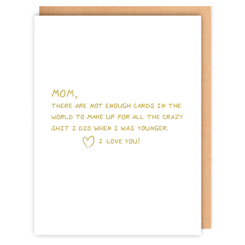NOT ENOUGH CARDS FOR MOM