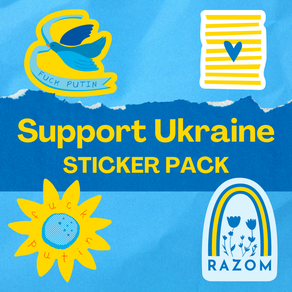 SUPPORT UKRAINE STICKER PACK