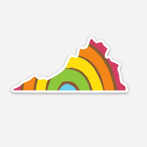 PRIDE STATE STICKER - VIRGINIA