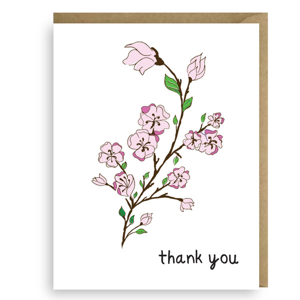 CHERRY BLOSSOM THANK YOU SET OF 6