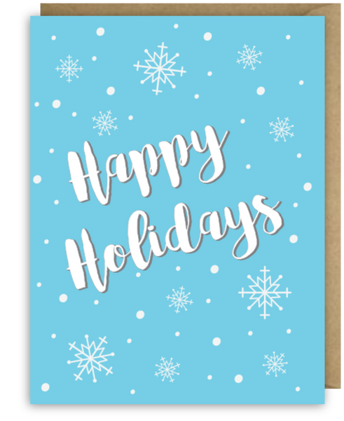 HAPPY HOLIDAYS SNOWFLAKES BOX SET