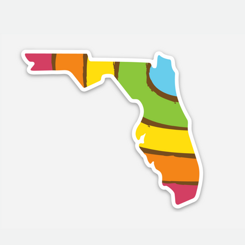 PRIDE STATE STICKER - FLORIDA