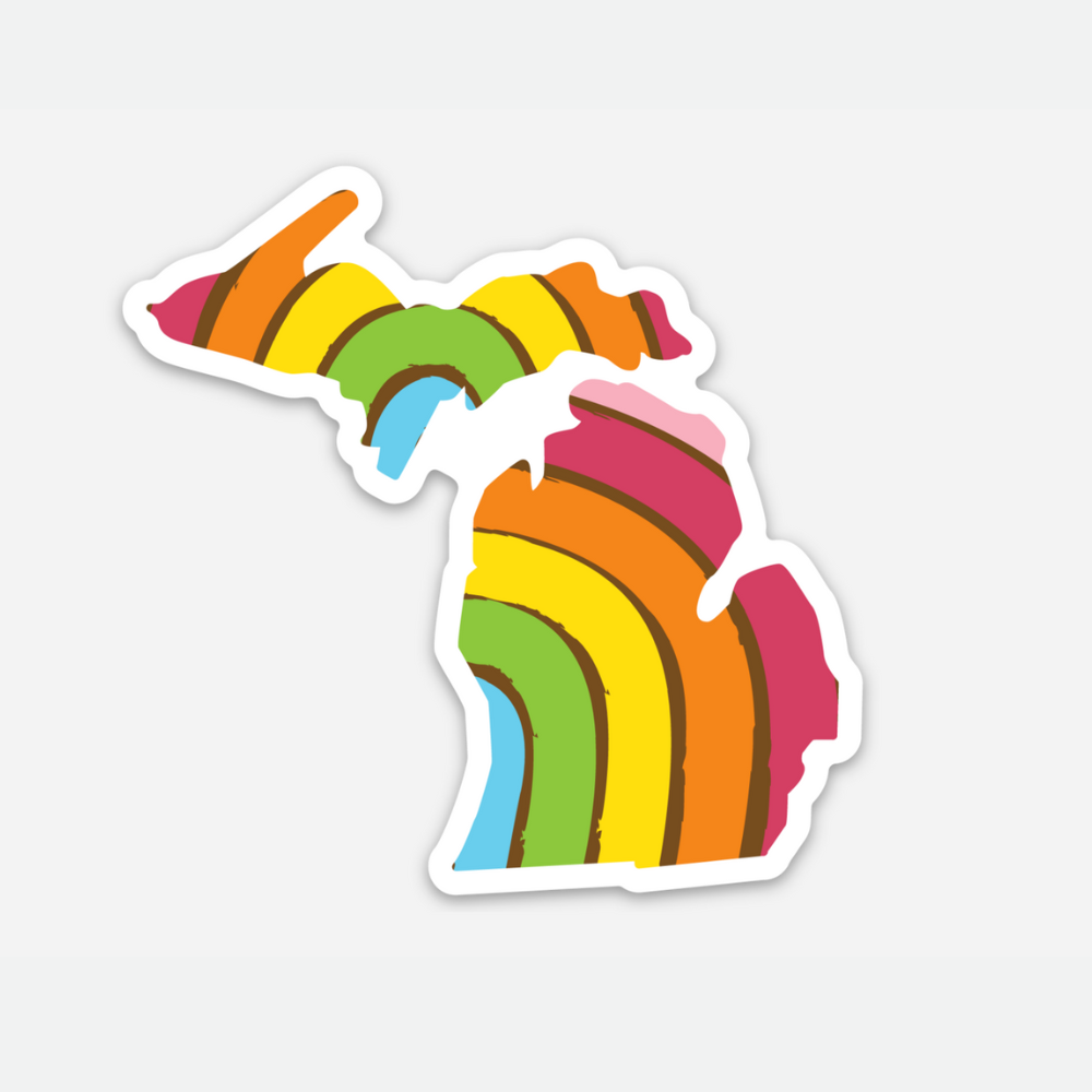 PRIDE State Sticker - Michigan