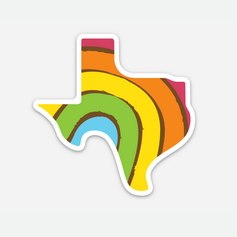 PRIDE STATE STICKER - TEXAS