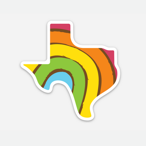 PRIDE State Sticker - Texas