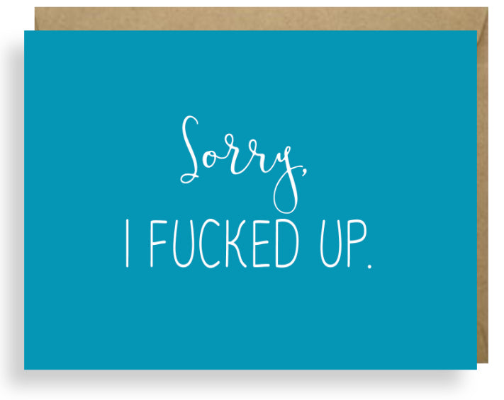 SORRY, I FUCKED UP 6-PACK