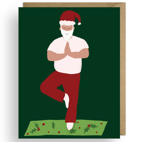 TREE POSE SANTA