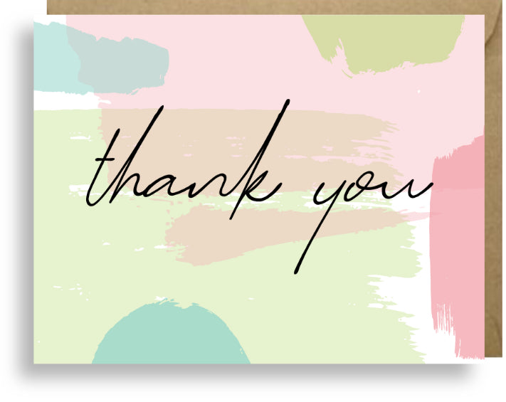 THANK YOU PASTELS SET OF 6